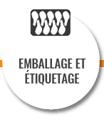 Emballage et étiquetage
