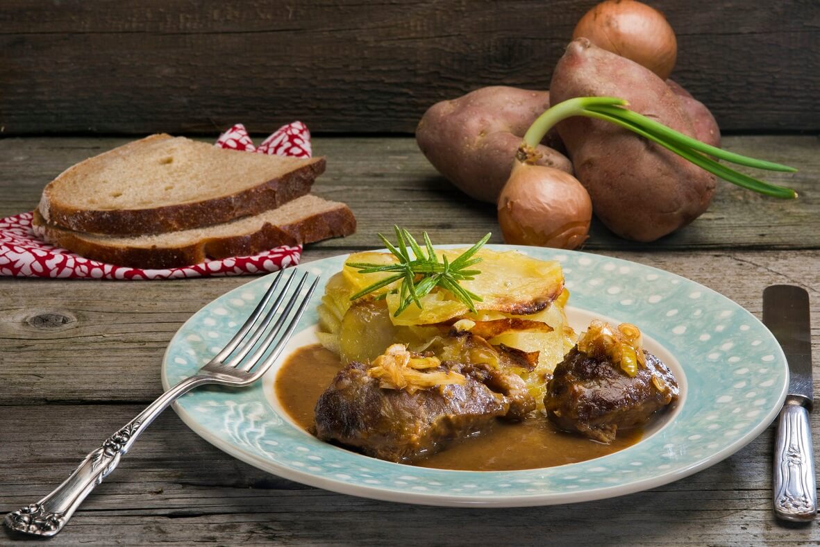 carrillera cerdo salsa verduras oblanca topgel