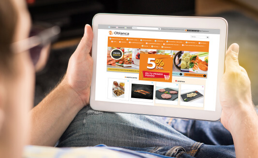 Distribución mayorista de alimentación con tienda online