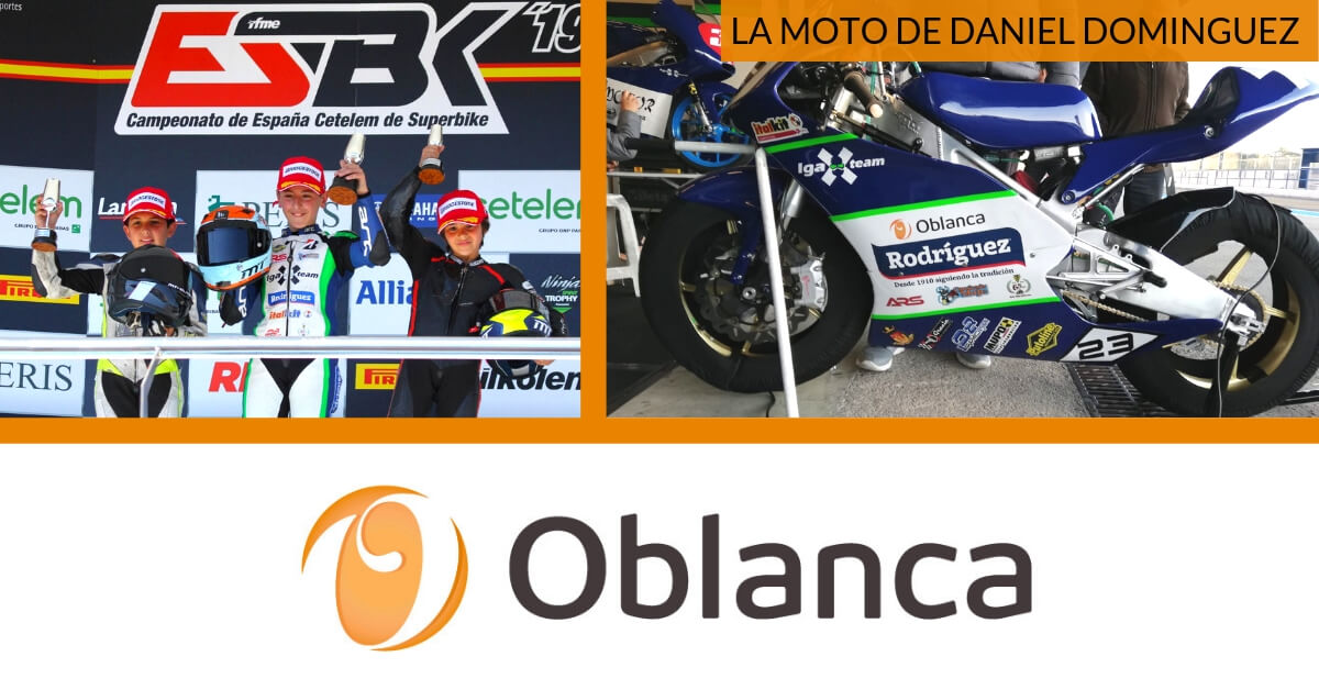 grupo oblanca patrocina a daniel en esbk 2019 motorbike