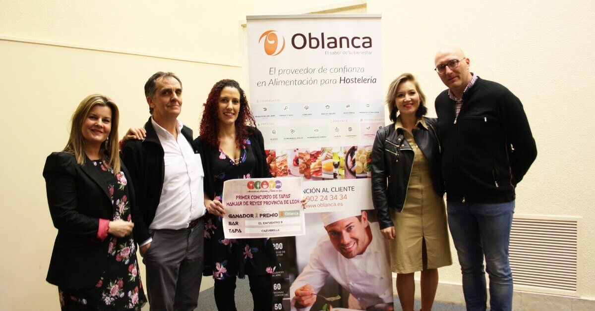 Grupo Oblanca concurso tapa león manjar de reyes cripollo lengua curada garlaiz