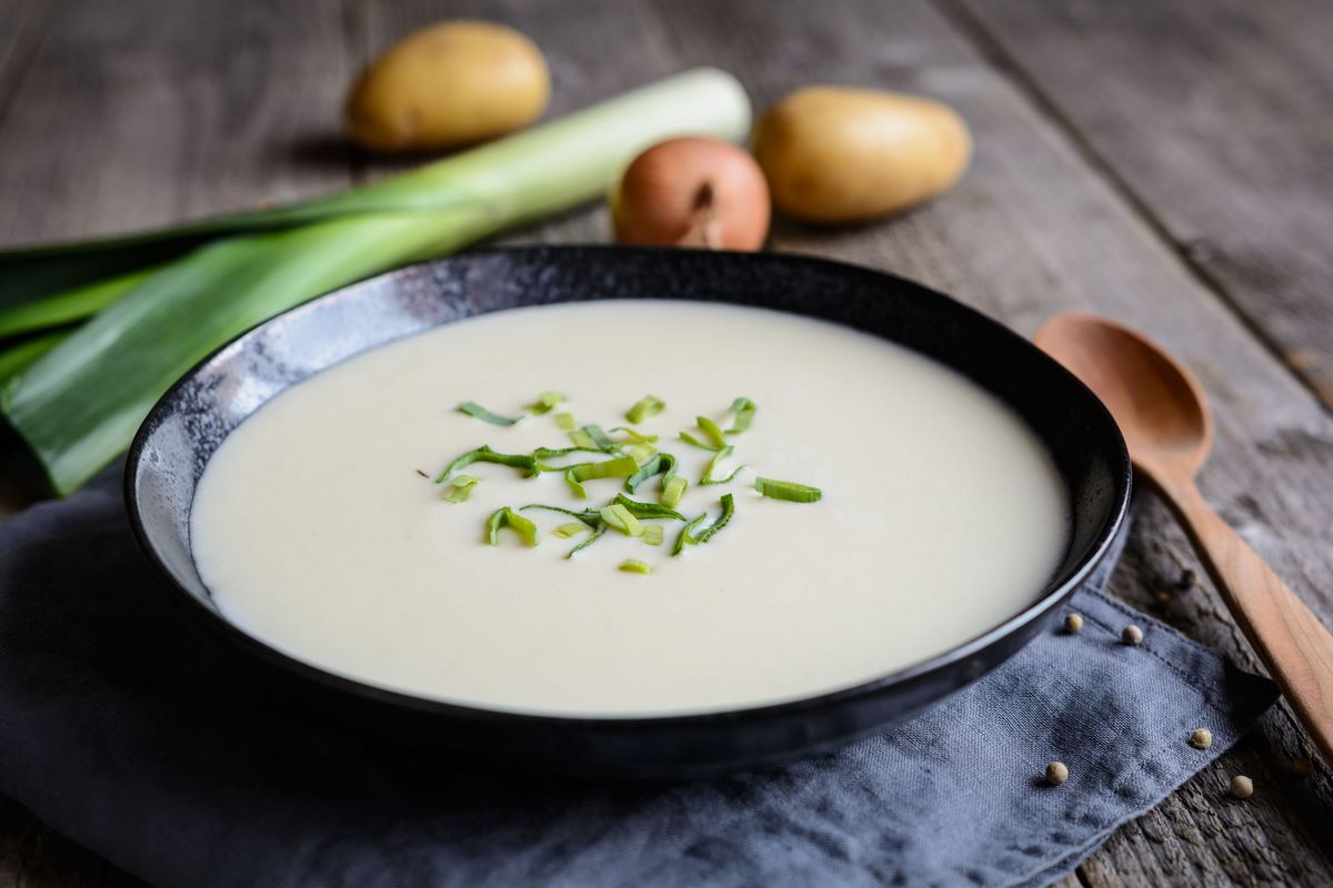 receta vichyssoise oblanca topgel puerros patata aceite de oliva cocina mediterránea